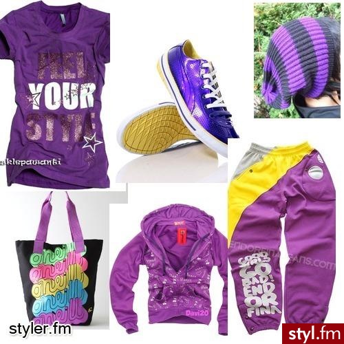 Fiolet. Kocham ten kolor - Styler