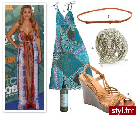 1: Sukienka $100 - Dotti
2: Cieniutki pasek $19.90 - Wild Pair
3: Bransoletka $14.99 - Equip
4: Buty $65 - Dotti
5: Sea spray $22 from Holisitc Hair - Styler