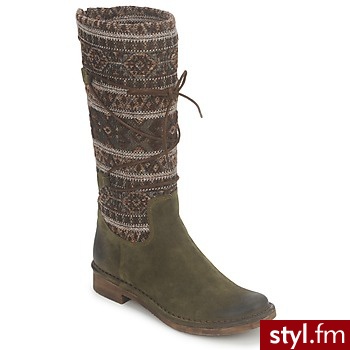 Costa Costa BUTY NUNA KAKI - Kozaki Buty Moda