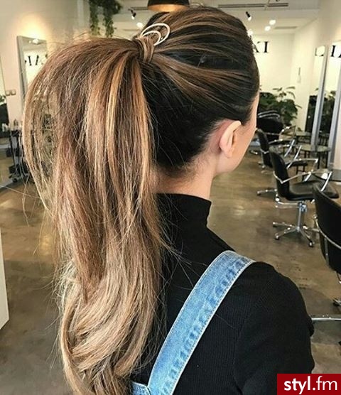 Blond Upięcie Proste Na co dzień Długie Fryzury