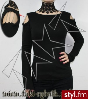 Spiral Longsleeve damski ŁAŃCUSzKI - Łańcuszki Biżuteria Moda