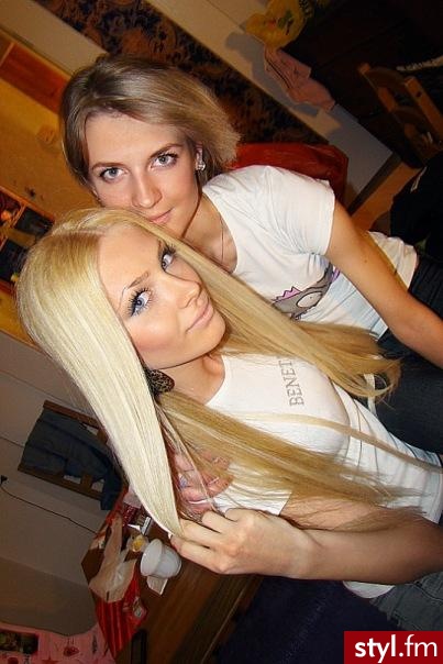 Blond Rozpuszczone Proste Na co dzień Długie Fryzury