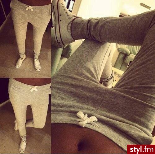 Dresy   wygoda ? Jestem na tak ! :) - Dresowe Spodnie Moda