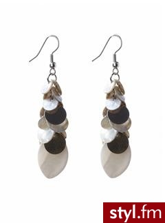 Mother-of-pearl earrings - Light mole - Promod. Pobrano ze strony: http://www.promod.co.uk/jewellery/earrings/mother-of-pearl-earrings-light-mole-R1290021059.html - Pozostałe Dodatki Moda