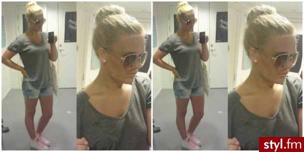 Blond Kok Proste Na co dzień Średnie Fryzury