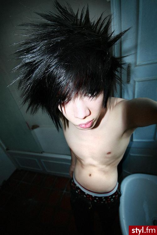 EMO Alternatywne Średnie Fryzury