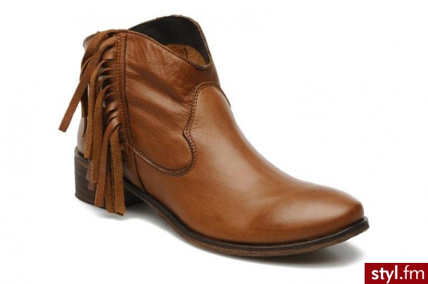 Méliné PÓŁBUTY I BOTKI MANAGE BY 64912Cuir Cuoio - Botki Buty Moda
