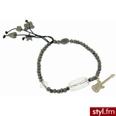 Faceted Faux Crystal Bracelet with Guitar - Gas Bijoux - Polyvore. Pobrano ze strony: http://www.polyvore.com/faceted_faux_crystal_bracelet_with/thing?id=18567651 - Pozostałe Dodatki Moda