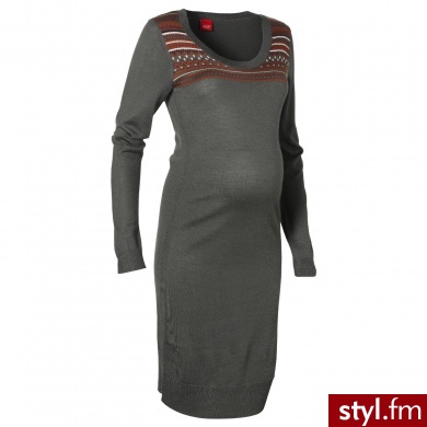 ESPRIT Sukienka dla kobiet w ciąży stonegrey - Pozostałe Spódnice Moda