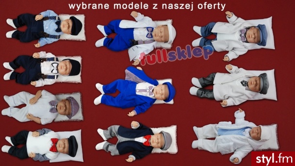 Eleganckie ciepłe zimowe ubranka niemowlęce - Ubranka Dziecko