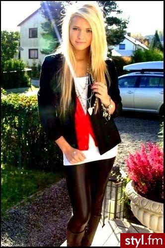 Blond EMO Alternatywne Długie Fryzury