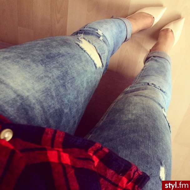 Jeansy Spodnie Moda