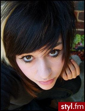 EMO Alternatywne Średnie Fryzury