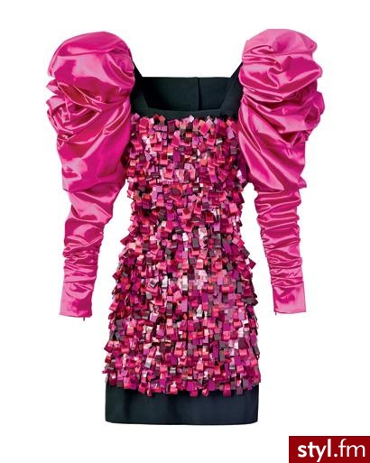 satynowa sukienka Dolce & Gabbana - Pozostałe Ciuchy Moda
