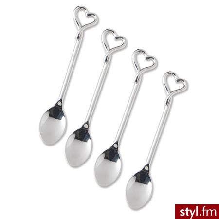 zestaw 4 łyżeczek do kawy - 29.95 GBP - Gadżety Inne Moda