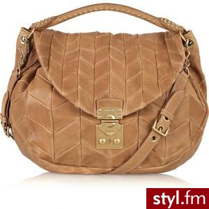 Miu Miu Patchwork leather hobo bag - Polyvore. Pobrano ze strony: http://www.polyvore.com/cgi/thing?id=31569980 - Pozostałe Torebki Moda