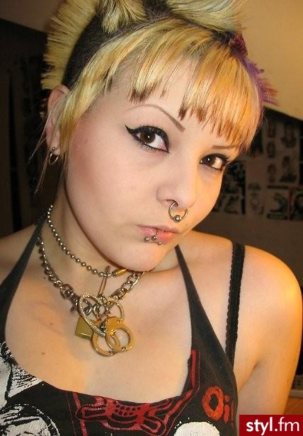 Punk Rock Alternatywne Średnie Fryzury