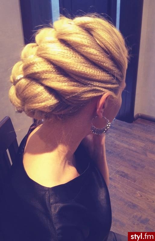 Blond Warkocze Proste Na co dzień Długie Fryzury