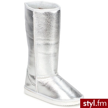 StylistClick BUTY PRECIOUS Silver - Kozaki Buty Moda