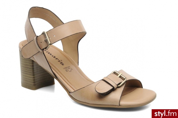 Tamaris Sandały TIRASH (Beżowy) - Sandały Buty Moda