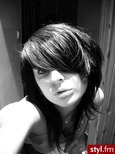 EMO Alternatywne Średnie Fryzury