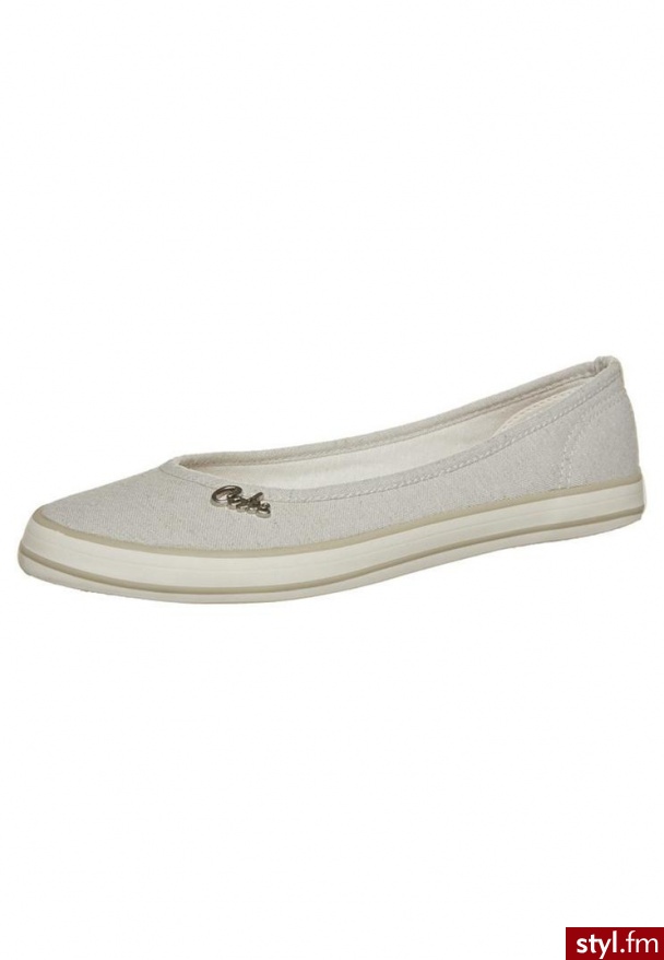 Coca Cola Baleriny beżowy (cc0176) - Balerinki Buty Moda