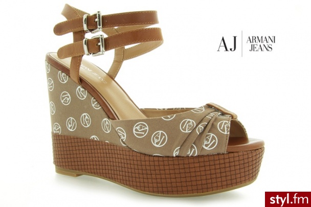 ARMANI JEANS T5540 BEIGE - Koturny Buty Moda