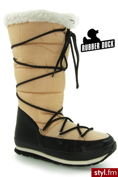 Rubber Duck ŚNIEGOWCE ARCTIC JOGGERS NYLON MULTI SAND - Kozaki Buty Moda