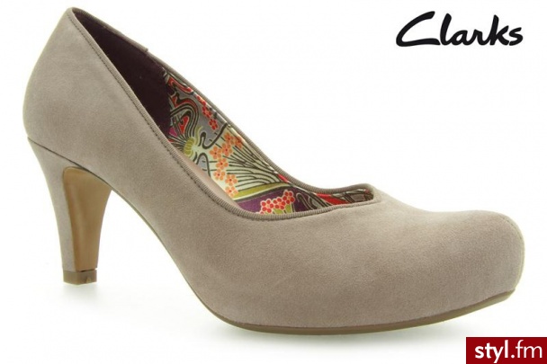 Clarks Chorus Voice Heather Suede - Czółenka Buty Moda