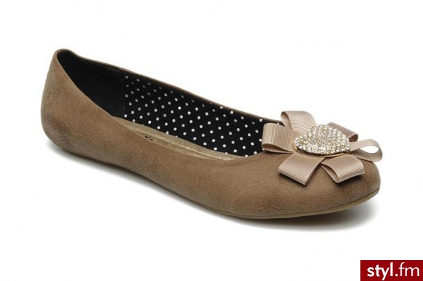 Molly Bracken BALERINKI DORA BY MOLLY BRACKEN (Brązowy) - Balerinki Buty Moda