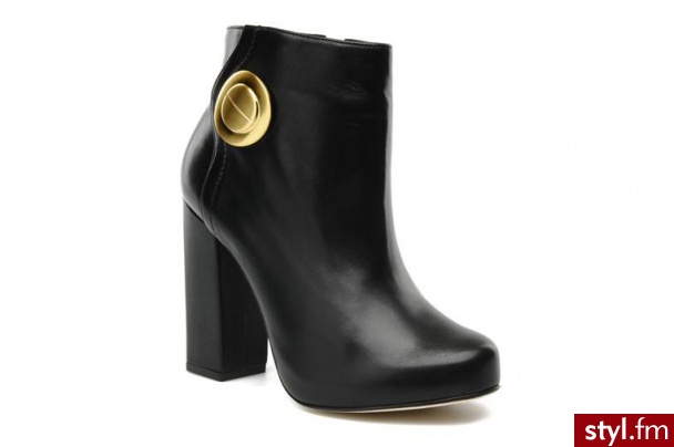 Kat Maconie PÓŁBUTY I BOTKI HAZEL BY KAT MACONIE (Czarny) - Botki Buty Moda
