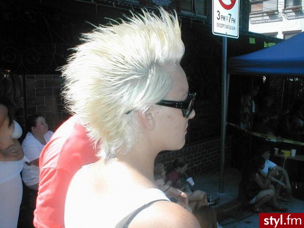 Punk Rock Alternatywne Średnie Fryzury