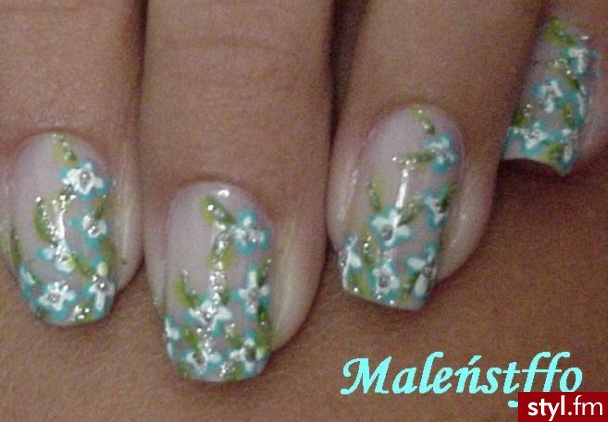 Autor: Ffrubka Maleństffo - fflowersiątka. Autor: <b>Ffrubka</b><br /> - Paznokcie