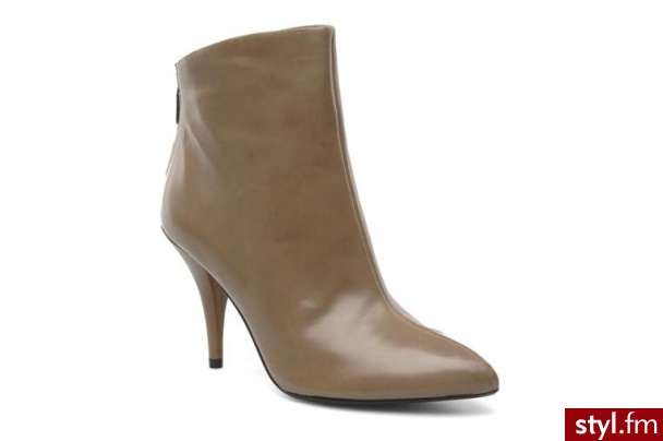 Clarks PÓŁBUTY I BOTKI KIMBER AZIZI BY CLARKS (Beżowy) - Botki Buty Moda