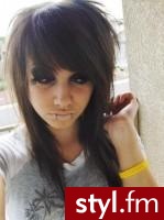 EMO Alternatywne Średnie Fryzury