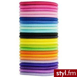 Przesliczne , zwykle oraz kolorowe gumki do włosów :) firma: forever21.com,
Cena: $1.50 - Pozostałe Dodatki Moda