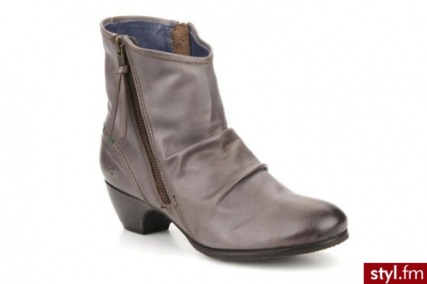 Kickers PÓŁBUTY I BOTKI ELSOFT BY (BRĄZOWY) (Brązowy) - Botki Buty Moda