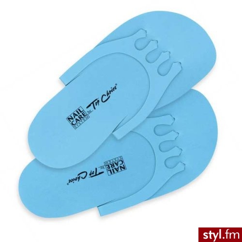 Top Choice Pielęgnacja i zdobienie paznokci Separatory klapki do pedicure niebieskie - Klapki Buty Moda