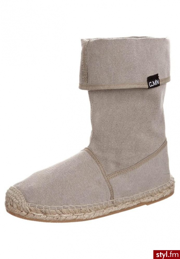 CUMIN Kozaki beżowy - Kozaki Buty Moda
