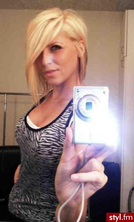 Blond Rozpuszczone Proste Na co dzień Krótkie Fryzury
