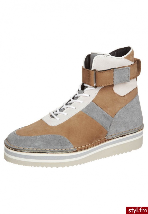 Swear NENA 3 Botki sznurowane beżowy - Botki Buty Moda