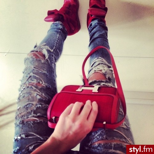 Jeansy Spodnie Moda