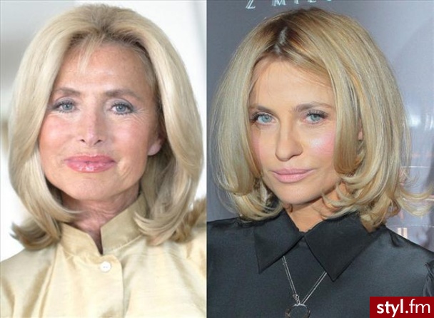 Średnie Fryzury
