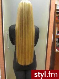 Blond Rozpuszczone Proste Na co dzień Długie Fryzury