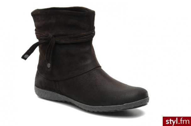 TBS PÓŁBUTY I BOTKI KAROCO BY TBS (Szary) - Botki Buty Moda