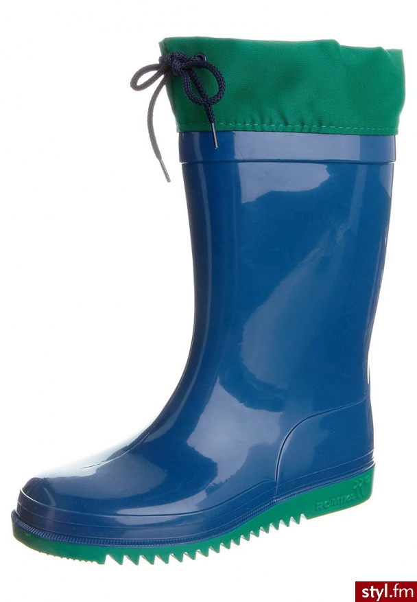 Romika BOBBY Kalosze niebieski - Kalosze Buty Moda