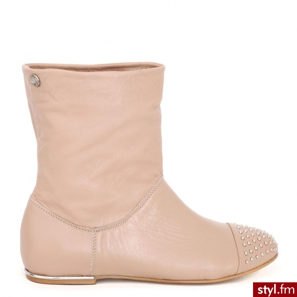 Venezia BOTKI V1525 SABBIA - Botki Buty Moda