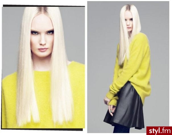 Blond Rozpuszczone Proste Na co dzień Długie Fryzury