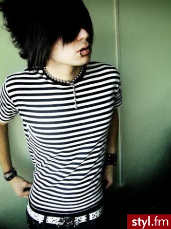 EMO Alternatywne Średnie Fryzury
