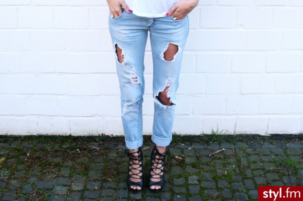 Jeansy Spodnie Moda